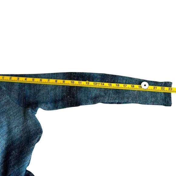 Fresh Produce Womens Lightweight Open Knit‎ Long Sleeve Top Blue Size XL - Picture 9 of 9